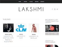 Tablet Screenshot of lakshmimusic.com